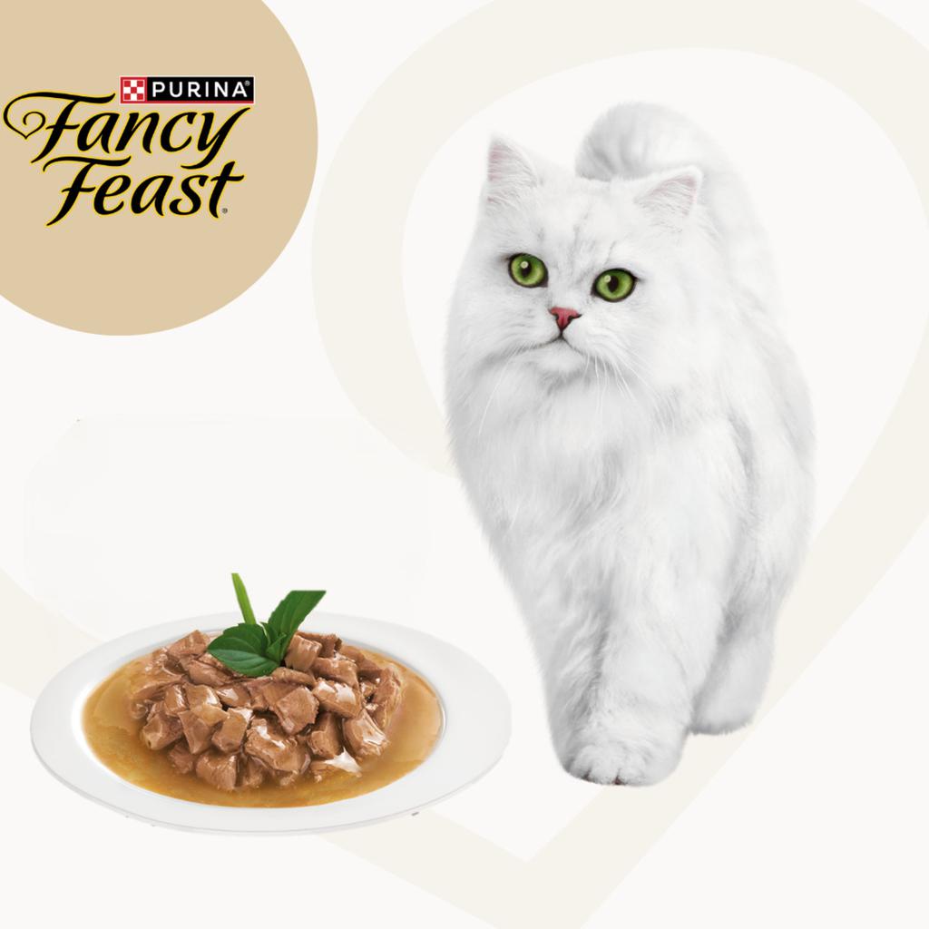 Purina Fancy Feast Alimento para Gatos Sabores Variados 12 Unidades / 85 g
