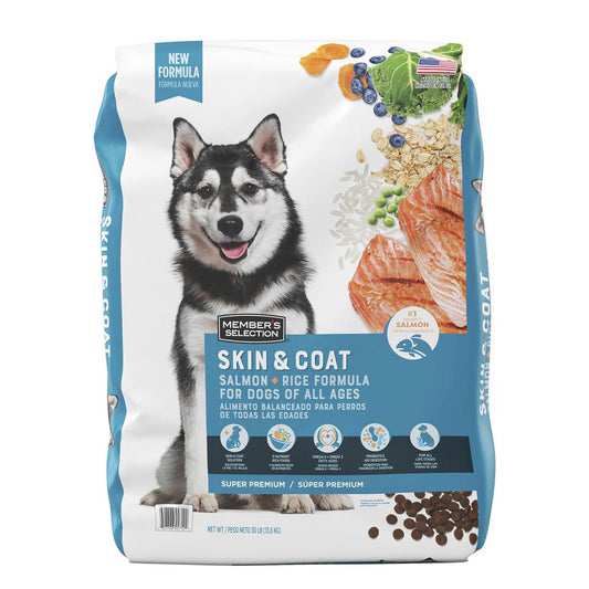 Alimento para Perro Formula de Salmón y Arroz 13.6 kg / 30 lb Member's Selection