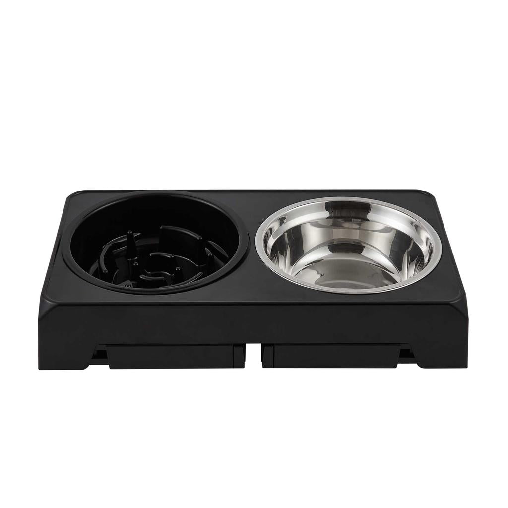 Comedero Doble Elevado para Perros 4 Alturas