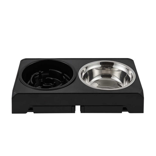 Comedero Doble Elevado para Perros 4 Alturas