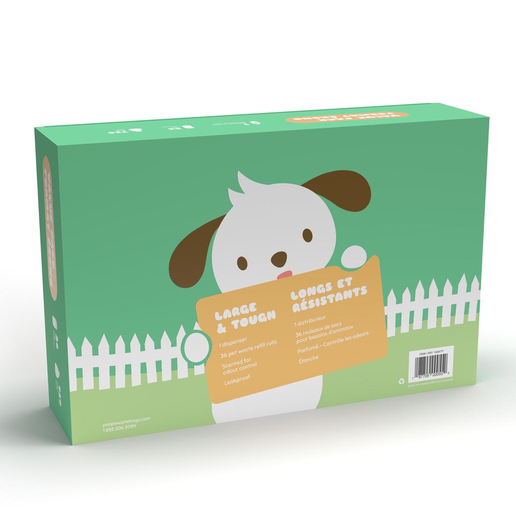 Bolsas para Desechos de Perro 720 Unidades + 1 Dispensador