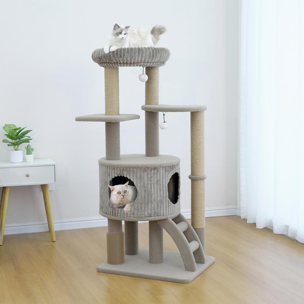 Cat Haven Torre de Entretenimiento y Descanso para Gatos (5 Niveles)