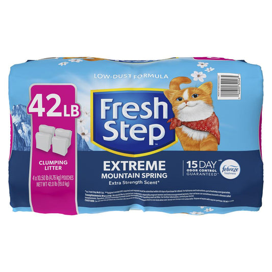 Arena para Gatos Fresh Step Extreme  Control de Olores 19 kg