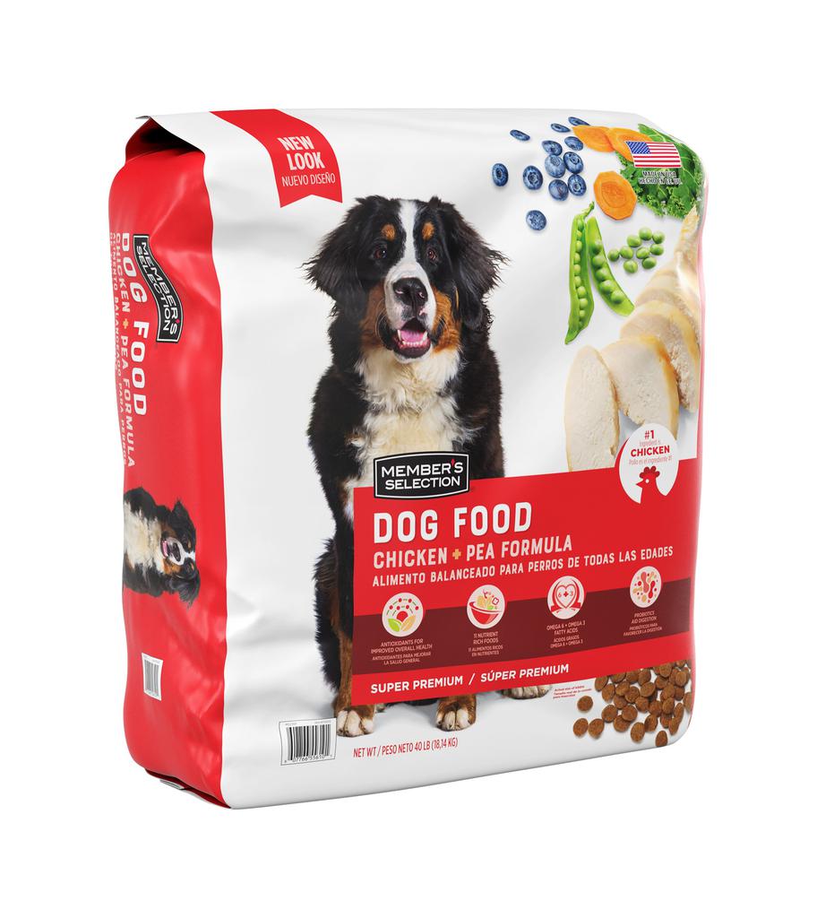Alimento para Perros de Todas las Edades con Pollo y Guisantes 18.14 kg / 40 lb Member's Selection