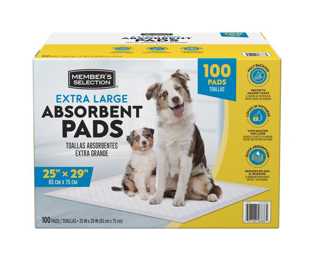 Tapetes Absorbentes Extra Grandes 100 Unidades 65 x 75 cm