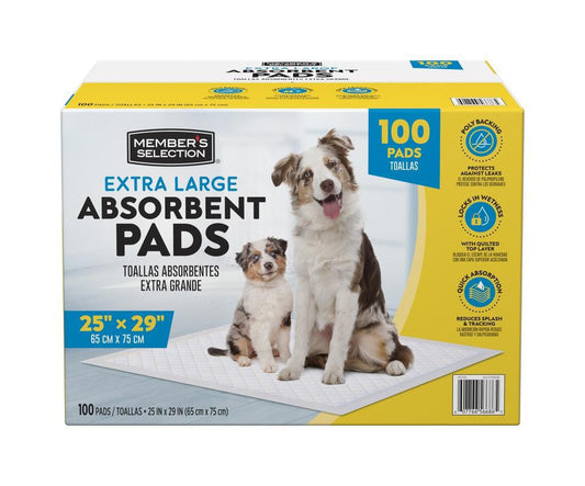 Tapetes Absorbentes Extra Grandes 100 Unidades 65 x 75 cm