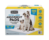 Tapetes Absorbentes Extra Grandes 100 Unidades 65 x 75 cm