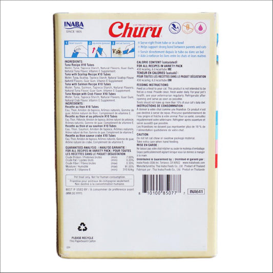 Snack Cremoso para Gatos Churu Pack de 40 Tubos